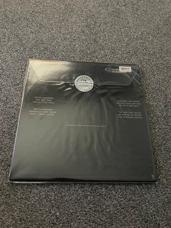 Metallica vinyl, black album simply limited edition