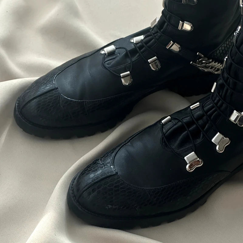 Christian Louboutin Horse Guarda Flat Calf Boot