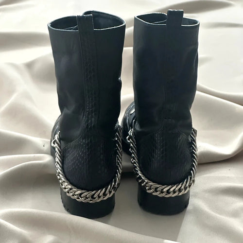 Christian Louboutin Horse Guarda Flat Calf Boot