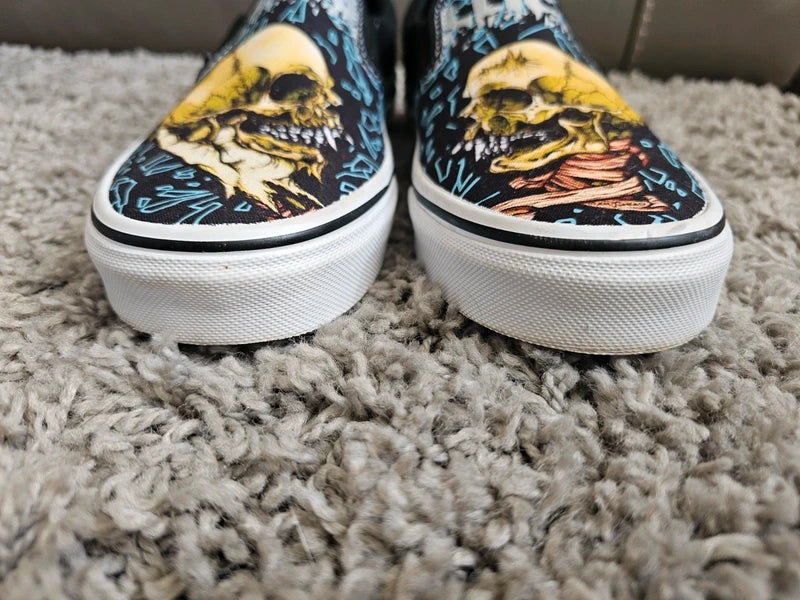Metallica 30th Anniversary slip on vans